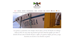 Desktop Screenshot of abogadoportuario.com