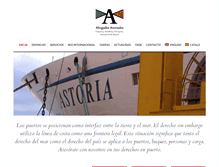 Tablet Screenshot of abogadoportuario.com